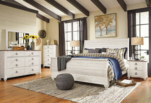 Willowton Queen Sleigh Bedroom Set