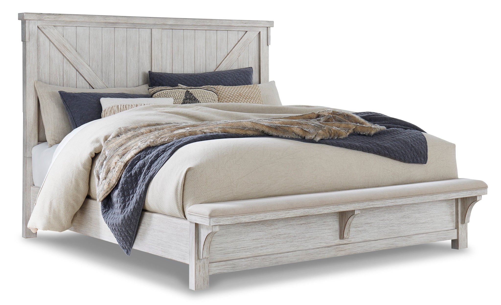 Brashland King Bench Bedroom Set – Margies furniture