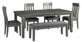 Hallanden Collection 6 pc Dining set