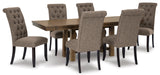 Carol Collection 7 pc Dining Set