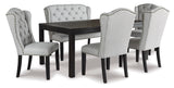 Jeanette Collection 6 pc Dining Set