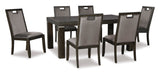 Hyndell Collection 7 pc Dining Set