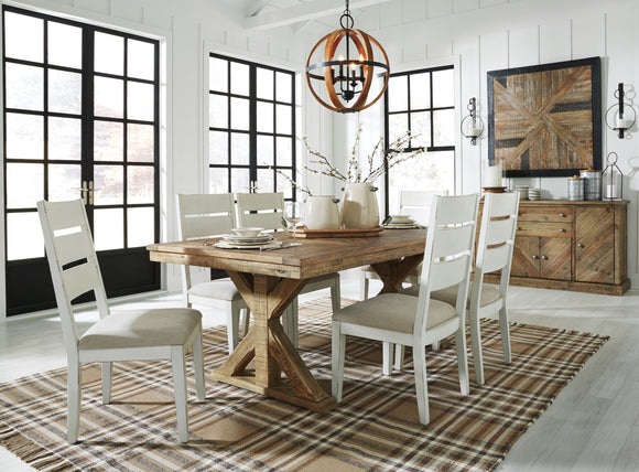 Grindleburg Collection 7 pc Dining Set