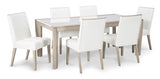 Wendora Collection 7 Pc Dining Set