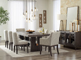 Burkhaus Collection 9 pc Dining Set