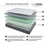 10 Inch Chime Elite Memory Foam Mattress