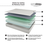 10 Inch Chime Memory Foam Mattress